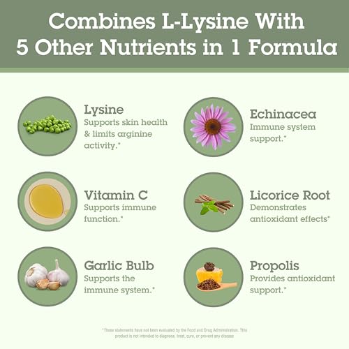 Quantum Health Super Lysine+ / Advanced Formula Lysine+ Immune Support with Vitamin C, Echinacea, Licorice, Propolis, Odorless Garlic (180 Tablets), Packaging may vary - Image 6