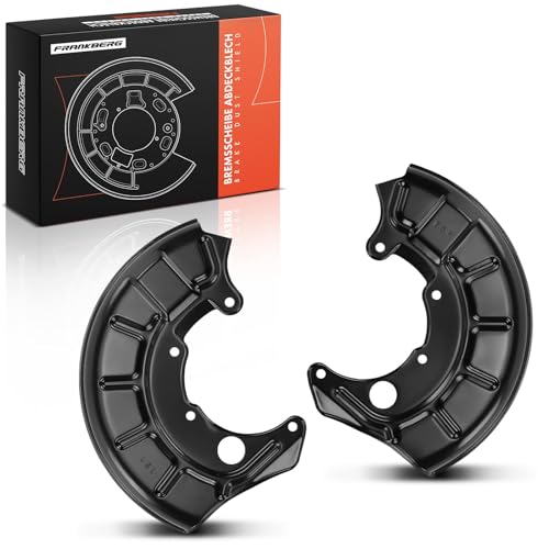 Frankberg 2x Ankerblech Deckblech Vorne Hinten Links Rechts Kompatibel mit Golf II 19E 1G1 1.0L-1.8L 1983-1992 Golf III 1H1 1.4L-2.0L Electric 1991-1997 Replace# 191615312B