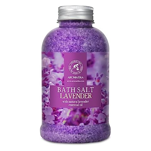 Bath Salt Lavender with Essential Oil 600g Cover