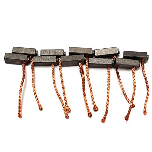 10pcs 5mm x 6mm x 14mm Carbon Brushes Motor Brush for Generic Electric Motor