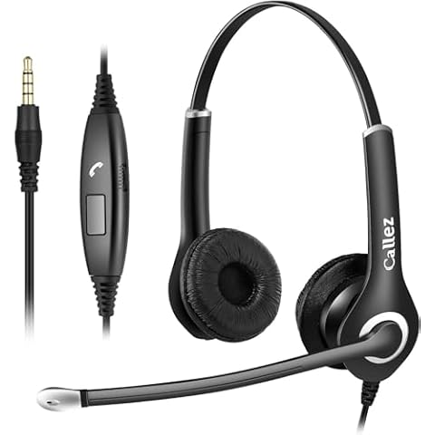 Callez Mobile Headset with Microphone Cover
