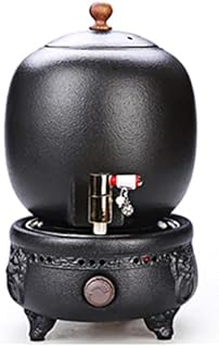 HJZY 3900ml/6500ml Ceramic Electric Kettle, 500w Rotary Button Tea Maker Electric Pottery Pot Teapot, Retro Water Outlet, Office Home Tea Maker, Hot Water Dispensers For Kitchen