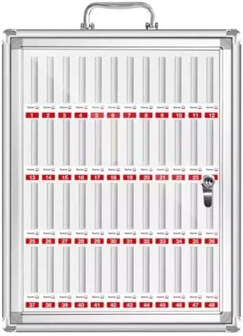 Scatola portaoggetti sicura per cellulare con serratura, per scuola e ufficio, ideale per telefoni, tablet e oggetti di valore (12 scomparti)