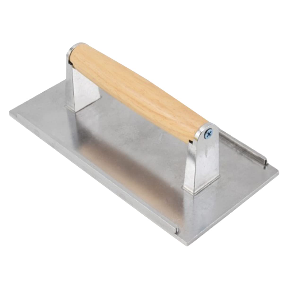 Yardwe Reusable Aluminum Meat Press Tool Rectangle Burger Patty Maker with Comfortable Handle for Use for Quesadillas Non Stick Surface Compact Design