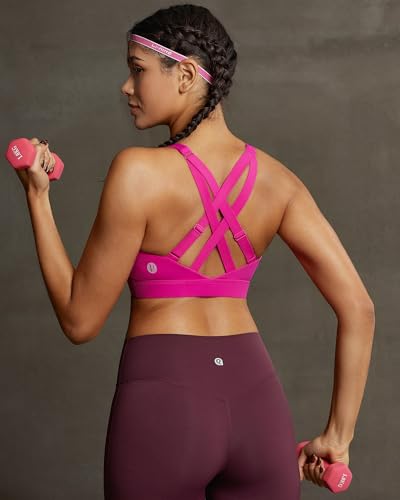 Image of RUNNING GIRL High Impact Sports Bras for Women, High Support Running Adjustable Workout Sports Bras with Sewn in Pads