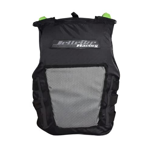 Jettribe Us Coast Guard Life Vest | Black Out | Type 3 Pfd | Side-Entry Jet Ski Vest (Large/X-Large) #TOP4