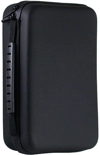 Image of Navitech Black Action Camera Hard Case - Compatible with SJACAM SJ20 Dual Lens Action Camera