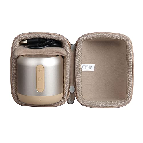 Twarde etui podróżne EVA do Anker SoundCore mini super przenośny głośnik firmy Hermitshell (złoty)
