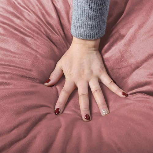 Image of Bean Bag Chairs, Memory Foam Stuffing Bean Bag Chair for Adults /Teens /Kids, Velvet Lazy Sofa Furniture with Removable High-Rebound Memory Foam for Living Room Bedroom College Dorm