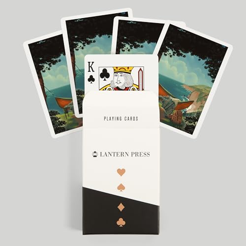 Lantern Press Naipes Póker 52 Cartas Serie Costera miniatura 6