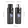 summina 2.4G Microphone Wireless Xlr Transmitter and Receiver Rechargeable Mic System for 48V Condenser Microphones Audio Mixer Electric Guitar Bass Speaker Wireless Mic Transmitters Receivers #4