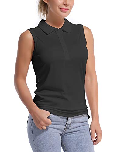 BUBBLELIME 3 Styles Damen UPF 50+ Sonnenschutz Athletic T-Shirt Workout Tops Schnell trocknend Outdoor Sport (lang/kurzärmelig) - Schwarz - X-Klein Cover