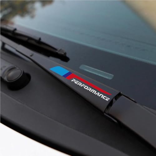 Image of 4Pcs Performance Sticker for Car Wiper Stickers All Cars Rear Wiper Car Sticker Exterior Decal Vinyl (Multicolor)