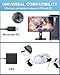 Adapter for VR2 PC Accessories Kit Compatible with VR2,Adapter Power Kit and DisplayPort Cable,Expand VR2 Game Library to Play Games on PC, Black