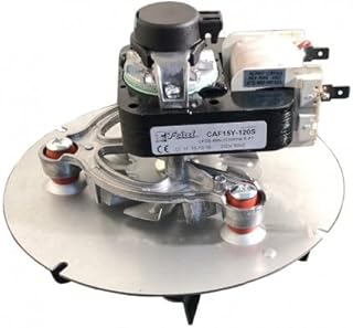 Easyricambi - Aspirador de humos Trial CAF15Y-120S para estufas de pellets y calderas de biomasa, extractor de humos de estufa de pellets, incluye codificador, número de revoluciones: hasta 2220 RPM