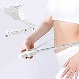 Body Tape Measure Automatic Telescopic Measuring Tape for Body Measurements Retractable Measuring Tape for Body (White)
