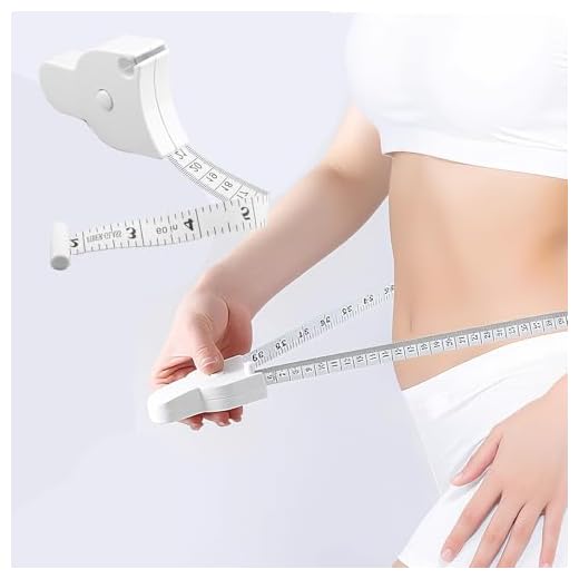 Body Tape Measure Automatic Telescopic Measuring Tape for Body Measurements Retractable Measuring Tape for Body (White)