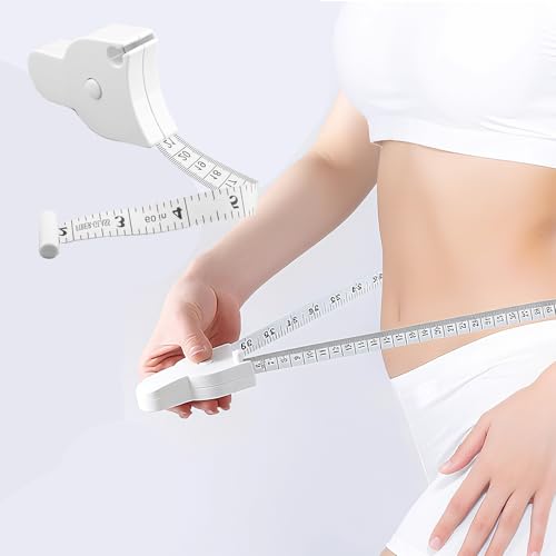 Cinta métrica automática telescópica para cuerpo blanca
