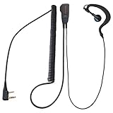 ケンウッド対応 インカム イヤホンマイク デミトス用 2ピン 耳掛け式 HGタイプカールコード UBZ-LS20 UBZ-LP20 UBZ-LM20 UBZ-LK20 UBZ-LS27R UBZ-LP27 UTB-10 特定小電力 トランシーバー 用 EMC-3 EMC-3A EMC-11 EMC-12 EMC-5F 互換品 VOX ハンズフリー対応 FIELD GEAR FGMHG