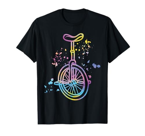 Unicyclist Einrad Einrad Colorsplash Einrad T-Shirt