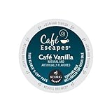 Cafe Escapes Keurig K Cups, Vanilla, 48 Count