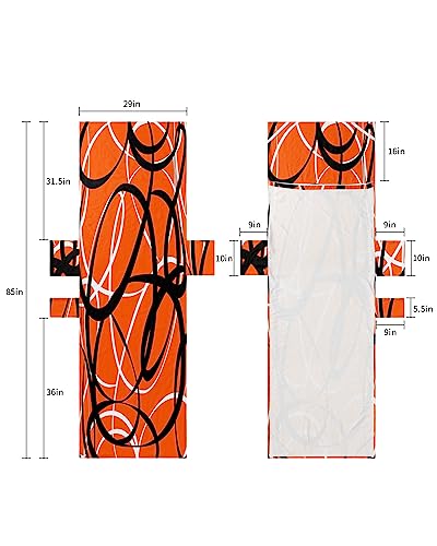 Modern Orange, Beach Lounge Chair Towel Cover, Soft Chaise Lounge Towel with Side Pockets Patio Pool Chairs Cover for Beach/Pool Sunbathing 29x85 Black White Abstract Minimalist Geometric
