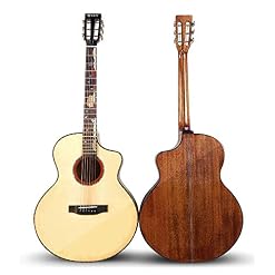 YLiansong-home Guitare Acoustique Tête Classique 41 Pouces Veneer Spruce Mahogany Folk Guitar en Bois pour Débutant… - Les Beatles, Paul McCartney, John Lennon, RIngo Starr, George Harrison