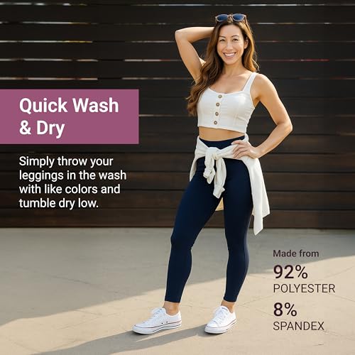 Image of SATINA High Waisted Leggings for Women - Comfortable and Stretchy in Versatile Sizes and Colors