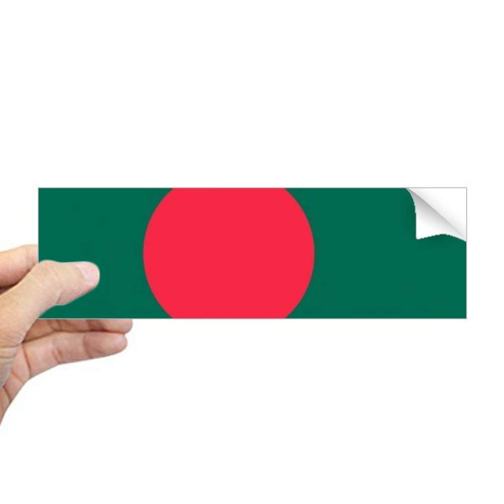 Sticker Bangladesh fenêtre DIYthinker autocollant vitre rectangulaire
