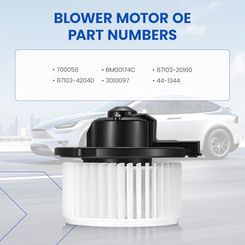 Image of HVAC Blower Motor 700058 Compatible with Toyota Celica 2000-2005 /RAV4 2001-2003, Compatible with Scion tC 2005-2009, BM00174C, 87103-20160, 87103-42040, 3010097 A /C Blower Motor Assembly