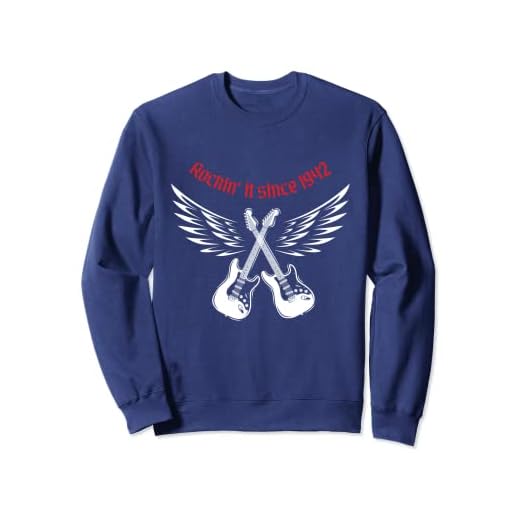 Guitarra eléctrica metal rock guitarrista cumpleaños 1942 Sudadera