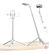 ULANZI TT88 Magnetic Tripod for iPhone, 57" Extendable Selfie Stick with Remote, 2-in-1 Phone Cli...