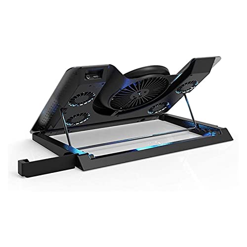 Porta Laptop Ajustable con Ventilador y Base Antideslizante miniatura 2