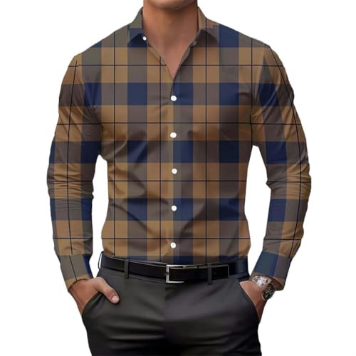 Chemise homme à motif géométrique imprimé 3D pour vos sorties