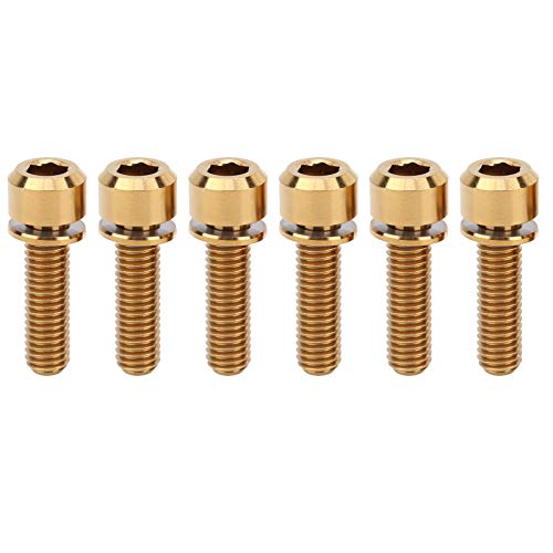 Parafuso de fixação de braçadeira de tubo durável, parafuso de haste portátil de bicicleta leve, par