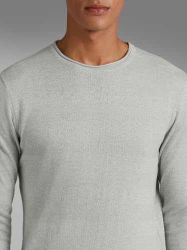 Image of HIGH STAR Men's HSMSWW23106RDNF LY Long Sleeves Regular Fit Sweater