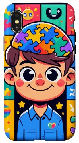 Neurodiversity Autism ADHD Strengths Diversity Acceptance Carcasa para iPhone X/XS