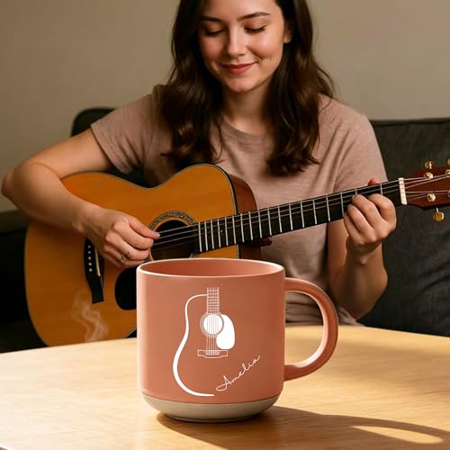 Taza de Cerámica Personalizada para Amantes de la Guitarra miniatura 6