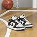 Nike Dunk Low Retro Women's Basketball Shoes, White Black White, 11.5 US