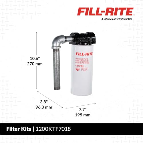 Image of Fill-Rite 1200KTF7018 18 GPM 10 Micron Particulate Filter Kit