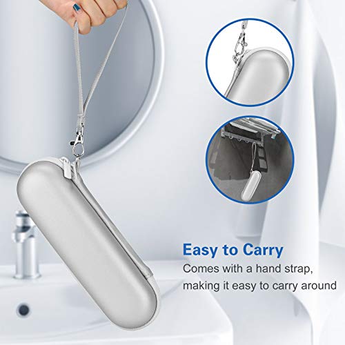 ProCase Elektrische Zahnbürste Etui für Oral B/Oral-B Pro/Oral-B iO Series/Philips Sonicare Electric Toothbrush Hülle Oral B Reiseetui Elektrischer Zahnbürstenhalter Travel Case -Silber 2