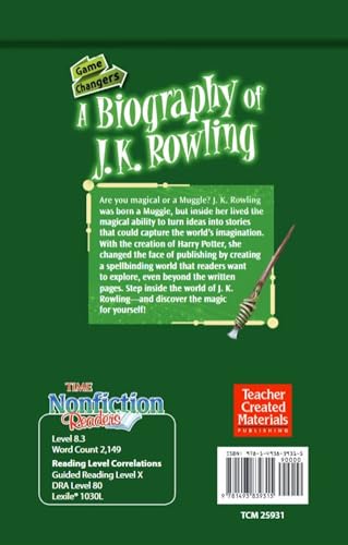 Game Changers: A Biography of J. K. Rowling (TIME(r): Informational Text) - Image 2