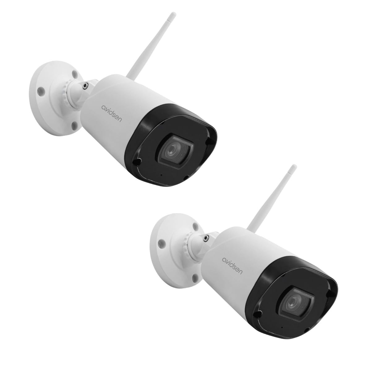 Avidsen Lot De 2 HomeCam WR Caméras Extérieures Wi-FI 1080p IP66