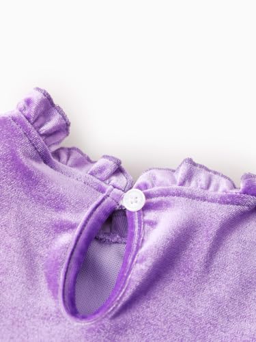 Image of Disney Girls' Tulle Tutu Dress Birthday Party Outfit Baby /Toddler | Officially Licensed, Frozen Elsa, Minnie, Princess, Velvet Top with Belt, Multi-Layer Mesh Skirt, Ruffle Long Sleeve Clothes