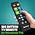 Panasonic Replacement TV Remote Compatible with Panasonic TV's ONLY (Black) Big Button TV Remote Control, Simplified and Easy to Use (2xAAA Batteries not Included)