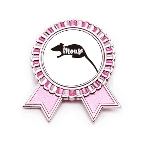 Broche souris noire et blanche pour personnaliser un blazer gris