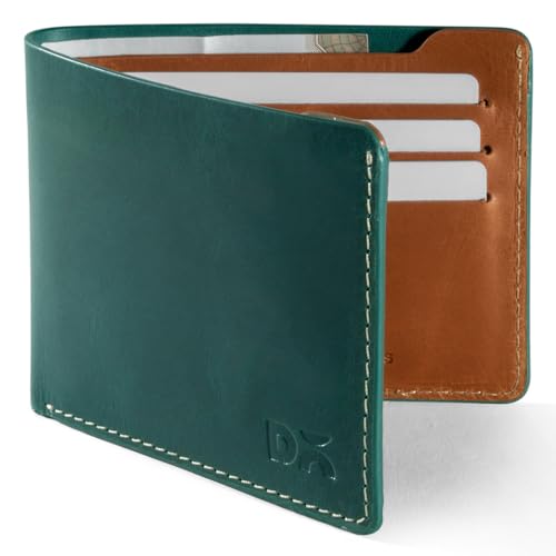 Image of DailyObjects UrbanGentleman Leather Bifold Wallet for Men | Vegan Leather | Holds up to 8 Credit /Debit /ATM Cards | Slim & Easy to Fit | Handcrafted Money Purse