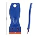 Plastic Razor Blade Scraper, 2PCS Scraper Tools with 20PCS Plastic Blades Cleaning Scraper Remover for Auto Window Tint Vinyl Tool Application