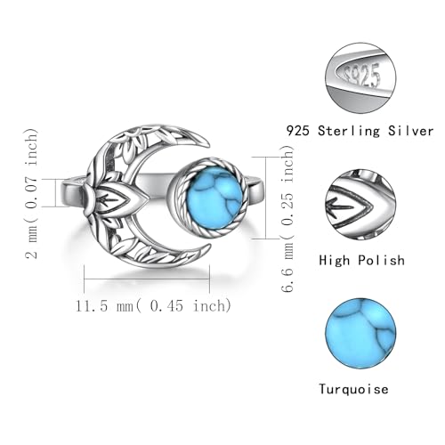 Sariel STERLING SILVER TOE RINGS For Women Boho Adjustable Mid Finger Rings Summer Vacation Ocean Beach thumb #5