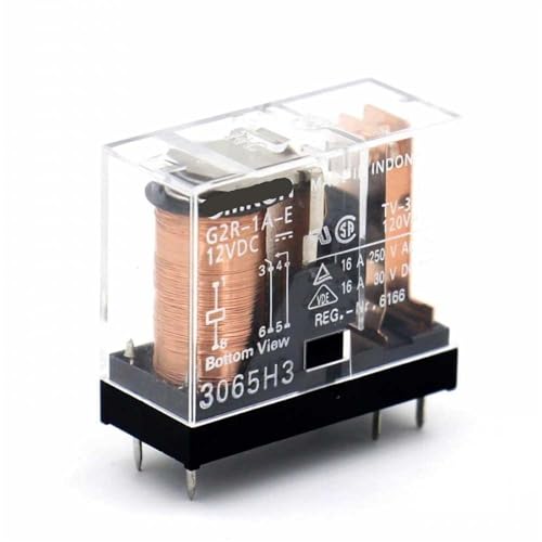 Relais G2R-1A-E 12VDC 16A haute puissance pour circuit de commande domestique et industriel - 5 pcs